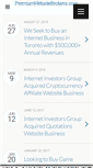 Mobile Screenshot of premiumwebsitebrokers.com